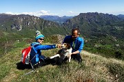 34 Sulla cresta di vetta panoramica sulla Val Taleggio